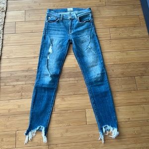 Hudson Nico Crop S.S. Raw Hem Jeans